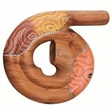 Didgeridoo, Didghorn Mahagoni, spiral 12' diameter (Painted)