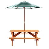 Gorilla Playsets Children's Picnic Table, Brown