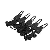 Ameristep Quick-Cinch Ratchet Tie Downs, 5-Pack, Black, one Size (AMEAC0207)