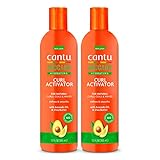 Cantu Avocado Hydrating Curl Activator Cream with Pure Shea Butter, 12 oz (Pack of 2) (Packaging May Vary)