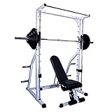 Deltech Fitness DF4900 Linear Bearing Smith Machine with FID Bench