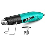 Yeegewin Heat Gun, 380W Fast Heat Mini Hot Air Gun with 2-Temp Settings 480°F~850°F(249°C-455°C) Overload Protection Reflector Nozzle, 4.9Ft Long Cable for Shrink Wrap,Vinyl, Crafts, Epoxy Resin