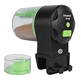 Lefunpets Automatic Fish Feeder, Auto Fish Food Feeder with 2 Timer Dispensers for Aquarium or Small Fish Turtle Tank, Auto Feeding on Vacation or Holidays