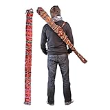 Bag Black or Ikat for Didgeridoo or rain stick 51' 59' 69' (59 Inch, Ikat)