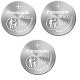 Panasonic CR1632-3 CR1632 3V Lithium Coin Battery (Pack of 3)
