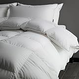HYVIF Luxury Goose Down Comforter King Size - 750 Fill Power All Season Duvet Insert, Medium Warmth Hotel Collection Bed Comforters, Fluffy and Cozy - King 106 X 90”
