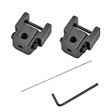 2pcs Scroll Saw Blades Clamp Holder Pin Less Conversion Fit for Precision Steel Saw Blades