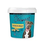 Stewart Freeze Dried Dog Treats, Chicken Breast, Grain Free & Gluten Free, 11.5 Ounce Resealable Tub, Single Ingredient, Made in USA, Dog Training Treats
