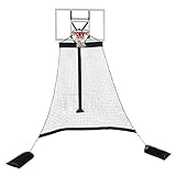 Goalrilla Basketball Hoop Return System Great for Solo Play or Free-Throw Practice and Compatible with Most In Ground Hoops , Black