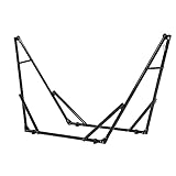 PayLessHere Hammock Chair Stand Portable with Carrying Case Foldable Portable 3 Gear Adjustment 85'' to 104'' 550lbs Ideal for Different Locations