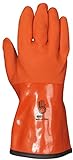 Bellingham SB4601L Snow Blower Insulated Gloves, 100% Waterproof Double-Dipped PVC Coating, Flexible to -4° Fahrenheit, Large,Orange