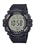 Casio Illuminator Men's Quartz 10-Year Battery 1/100 Second Stopwatch Dual Time 5 Alarm AE1500WH-1AV Watch