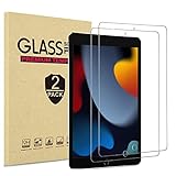 avakot 2 Pack Screen Protector for iPad 10.2 | Tempered Glass Film Compatible with iPad 9th Generation 10.2 Inch 2021/2020 | Anti- Scratch Sensitive Dropproof Screen Protector for iPad 8th/7th Gen