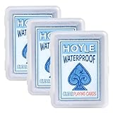 Hoyle Waterproof Clear Playing Cards (3- Pack)