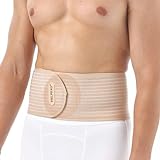 Velpeau Umbilical Hernia Belt /5.5' with Ventilation Holes Compression Pad for Men & Women -Abdominal Binder Post Surgery Recovery Support (Medium)