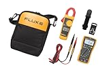 Fluke 117/323 Kit Multimeter and Clamp Meter Combo Kit For Residential And Commercial Electricians, AC/DC Voltage, AC Current 400 A, Includes Test Leads, TPAK And Carrying Case
