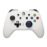 GameSir T4 Pro Wireless Gaming Controller for Switch/Windows PC/Android/iPhone,Switch Controller with 4 Programmable Butoons,Dual-Vibration and Turbo Gamepad Joystick with LED Backlight(T4 pro White)