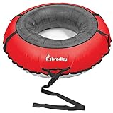 Multi-Rider Snow Tube with 60' Red Cover | Heavy Duty Snow Tube | Truck Tube
