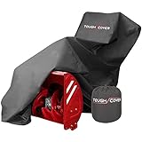 Tough Cover Snow Blower Cover - Basic Edition, Certified Waterproof, Heavy Duty 210D Marine Grade Fabric, Universal Fit, Outdoor Protection, Snowblower Cover Universal (Black)