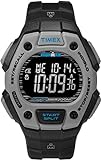 Timex Men's TW2U30200 Ironman Classic 30 Black/Gray/Blue Resin Strap Watch