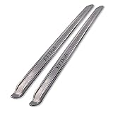 KT Deals Tire Iron Spoons Changing Tire Lever Bar Set Tire Repair Tool Kit Rim Lifter Tire Changer Remove Tyre Heavy Duty Metal Steel for Motorcycle Bike Scooter Bicycle Mower and More (2 Pack)