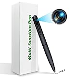 Spy Camera Hidden Camera Spy Pen Nanny Cam Full HD 1080P with 64GB Pen Camera [ Loop Video or Picture Taking] for Meeting of Room Portable Mini Spy Cam Pen Hidden Secret Camera for Spy Camera Pen