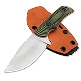 Hidden Canyon Hunter small EDC Fixed Blade Knife With Kydex Sheath for Men, Full Tang 8Cr13Mov Drop Point, With G10 Handles