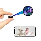 WIWACAM Tiny Camera Full HD 1080P, Small Nanny Cam for Home, Indoor WiFi Wireless Security Surveillance Cameras, Night Vision, Motion Detection, App Live Feed to Phone, SD Card Slot (MW3N)