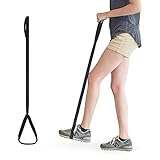 RMS 35 Inch Long Leg Lifter - Durable & Rigid Hand Strap & Foot Loop - Ideal Mobility Tool for Wheelchair, Hip & Knee Replacement Surgery