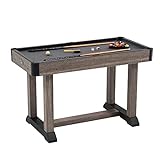 Hall of Games 4' Charleston Drop Pocket Table with Pool Ball and Cue Stick Set