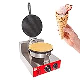 ALDKitchen Ice Cream Cone Waffle Iron | Cone Waffle Maker (1-Head)