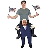 Morphsuits Presidential Candidate Costume Piggyback Adult Fancy Dress Halloween Costume For Adults One Size Fits All