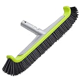 Sepetrel Pool Brush Head for Cleaning Pool Walls,Heavy Duty Inground/Above Ground Swimming Pool Scrub Brushes with Premium Strong Bristle & Reinforced Aluminium Back