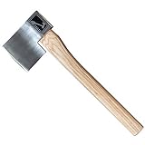 The Butcher: World Axe Throwing League Premium Competition Throwing Axe with Throwing Hatchet Nylon Sheath and Hickory Wooden Handle (Patented Design)