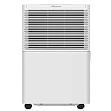 Hisense 30 Pint Dehumidifier DH-3019K1WG Low Temp Operations 700-sq ft & Energy Star Rated Great for Basements and has Quiet Operation (Renewed)