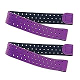 kmobruzy 2Pieces Adjustable Breathable Elastic Wristband/Armband Strap Replacement Armband Soft Strap Band for Heart Rate Monitor Heart Rate Monitor Wrist Band
