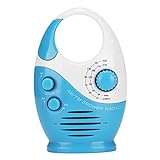 Portable AM/FM Digital Radio, Waterproof USB Rechargeable Multifunctional Shower Speaker Radios Player, Suitable for Home Office Outdoor Travel