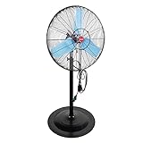 OEMTOOLS 23979 30” Oscillating Pedestal Misting Fan, Outdoor Fans for Patios, Waterproof Misting Fans for Outside, Fan With Mist, Fan Misters For Cooling, Outdoor Fan With Mister For Patio, Waterproof
