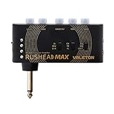 Valeton Rushead Max USB Chargable Portable Pocket Guitar Bass Headphone Amp Carry-On Bedroom Plug-In Multi-Effects