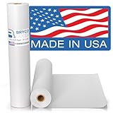 Bryco Goods Arts and Crafts Paper Roll - Thick Craft Paper for Painting - Wall Decor - Easel Use - Longevity on Bulletin Boards - Gift Wrapping - Wall Art - Kids Art Paper - 18' x 100' (1200') White