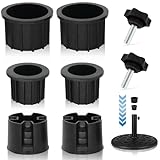 ChooKaChoo 8 Pcs Umbrella Base Stand Hole Ring Plug Cover and Cap Patio Umbrella Stand Replacement Parts Stand Base Stabilizer Sleeve (for Base Stand)