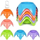 LBTING Beach Cup Holder, Sand Drink Cup Holder with Bottle Opener, Beach Accessories for Vacation - Multicolor, 5 Pack