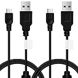2Pcs Pack PS3 Controller Charger Charging Cable Sync Cord, 3M 10ft Mini USB Charge and Play Cable for PS Move/PS3/PS3 Slim Wireless Controller