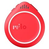 Milo Action Communicator – Talk with Friends Hands-Free While You Ride, Surf or Ski - Miloberry Red - Includes Action Clip