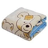 Hearth & Harbor Toddler Blanket Silky Soft Minky Children Bed Blanket - Ultra Plush, Thick & Warm - 39x51 inches Bear Prints,