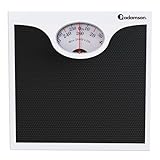 Adamson A22 Bathroom Scale for Body Weight - Up to 260 LB - New 2023 - Anti-Skid Rubber Surface - Analog Bathroom Weight Scales - Affordable - Durable with 20-Year Warranty - White
