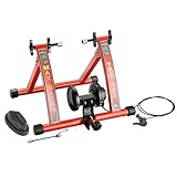 RAD Cycle Products Max Racer 7 Levels of with Smooth Magnetic Resistance Bicycle Trainer Allows You to Work Out with Your Bike