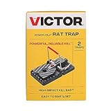 Victor M144-2B Instant Power-Kill Easy Set Reusable Rat Trap - 2 Traps