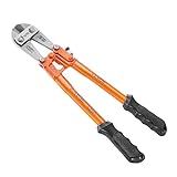 VEVOR Bolt Cutter, 18' Lock Cutter, Bi-Material Handle with Soft Rubber Grip, Heavy Duty Bolt Cutter, Chrome Molybdenum Alloy Steel Blade, for Rods, Bolts, Wires, Rivets, Cables, and Chains