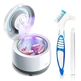 Ultrasonic Cleaner Retainer Cleaning Machine - 43kHz Ultra Sonic Clean Pod for Denture Mouth Guard Aligner Dental Trays (Upgraded)